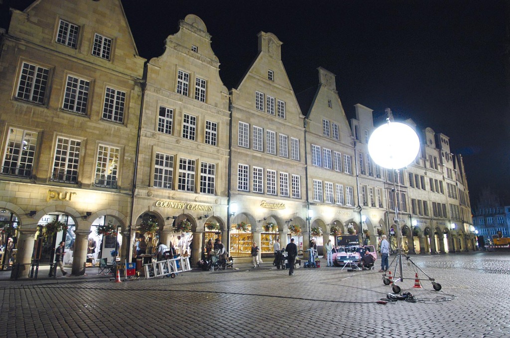 Krimi-Dreh am Prinzipalmarkt Münster