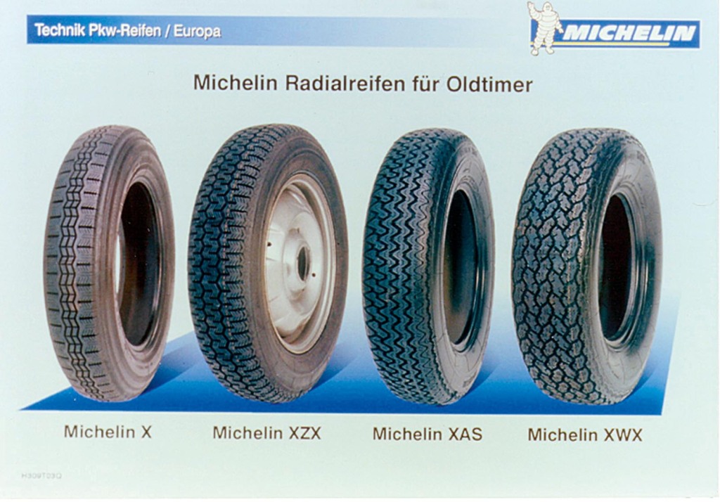 Stahlgürtelreifen_Links der berühmte Michelin X