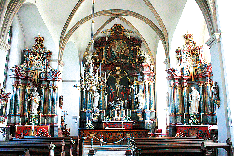 VREDEN-ZWILLBROCK.Juwel auf dem Land - Barockkirche in Zwillbrock.INNEN.Foto.B.Meier