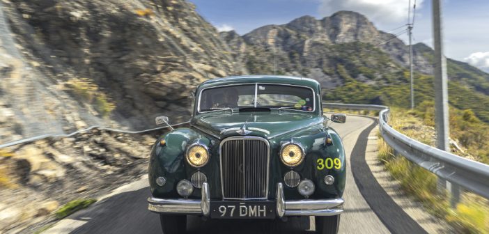 Unterwegs im Jaguar auf den Spuren der Alpine Rally